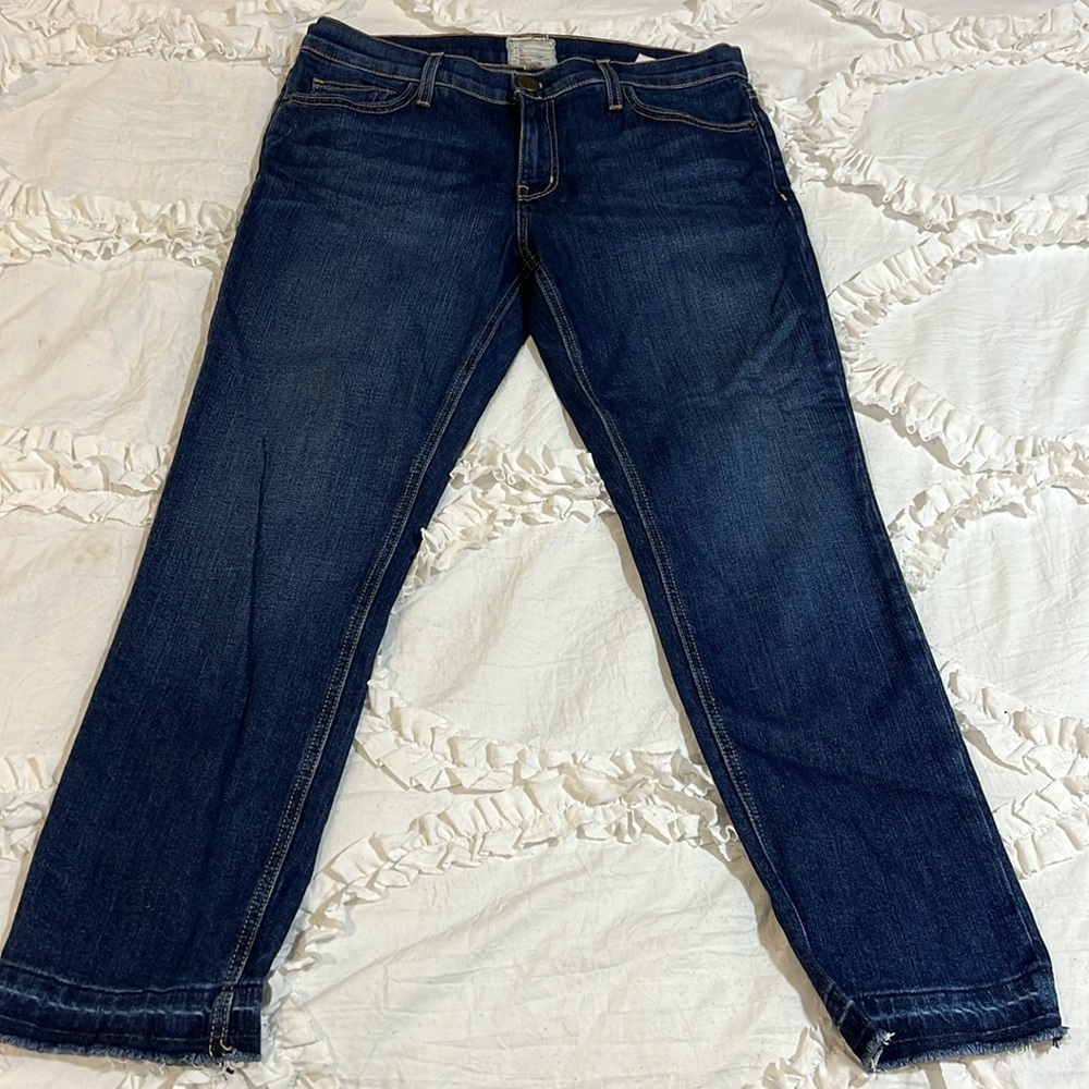 Current/Elliott”The cropped straight” jeans size 28